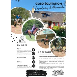 Colonie 100% équitation