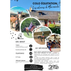 Colonie 100% équitation