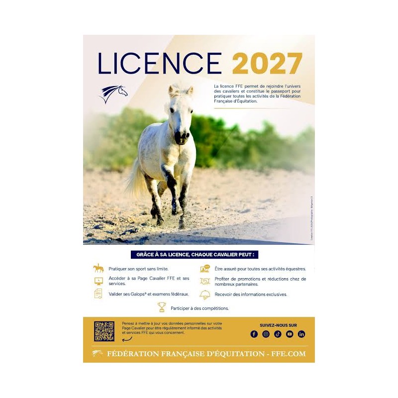 Licence fédérale d'équitation